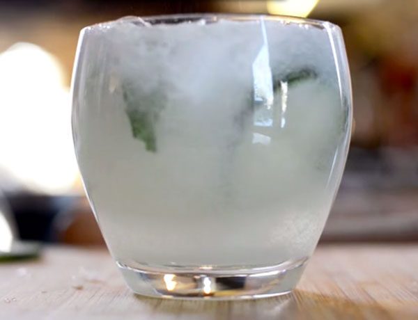 A Refreshing Gin, Basil, Cucumber Cocktail