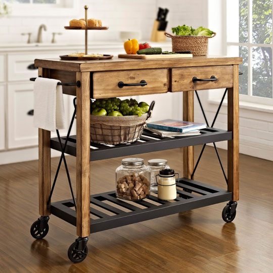 Roots Rack Industrial Kitchen Cart