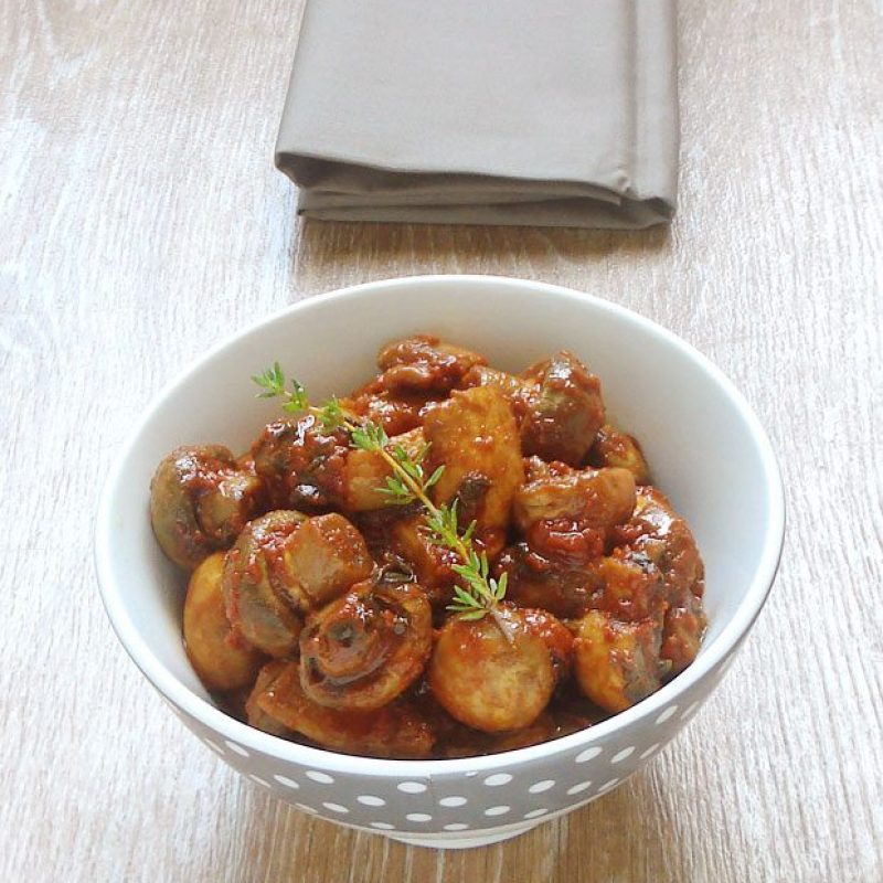 Sauteed Mushrooms Tomato Sauce Recipe — Eatwell101