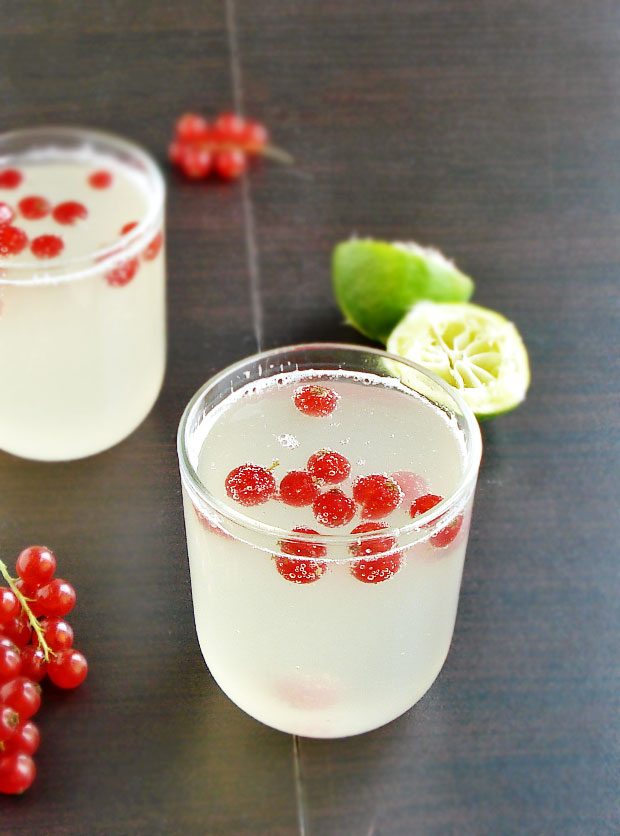 Sparkling Red Currants Limeade