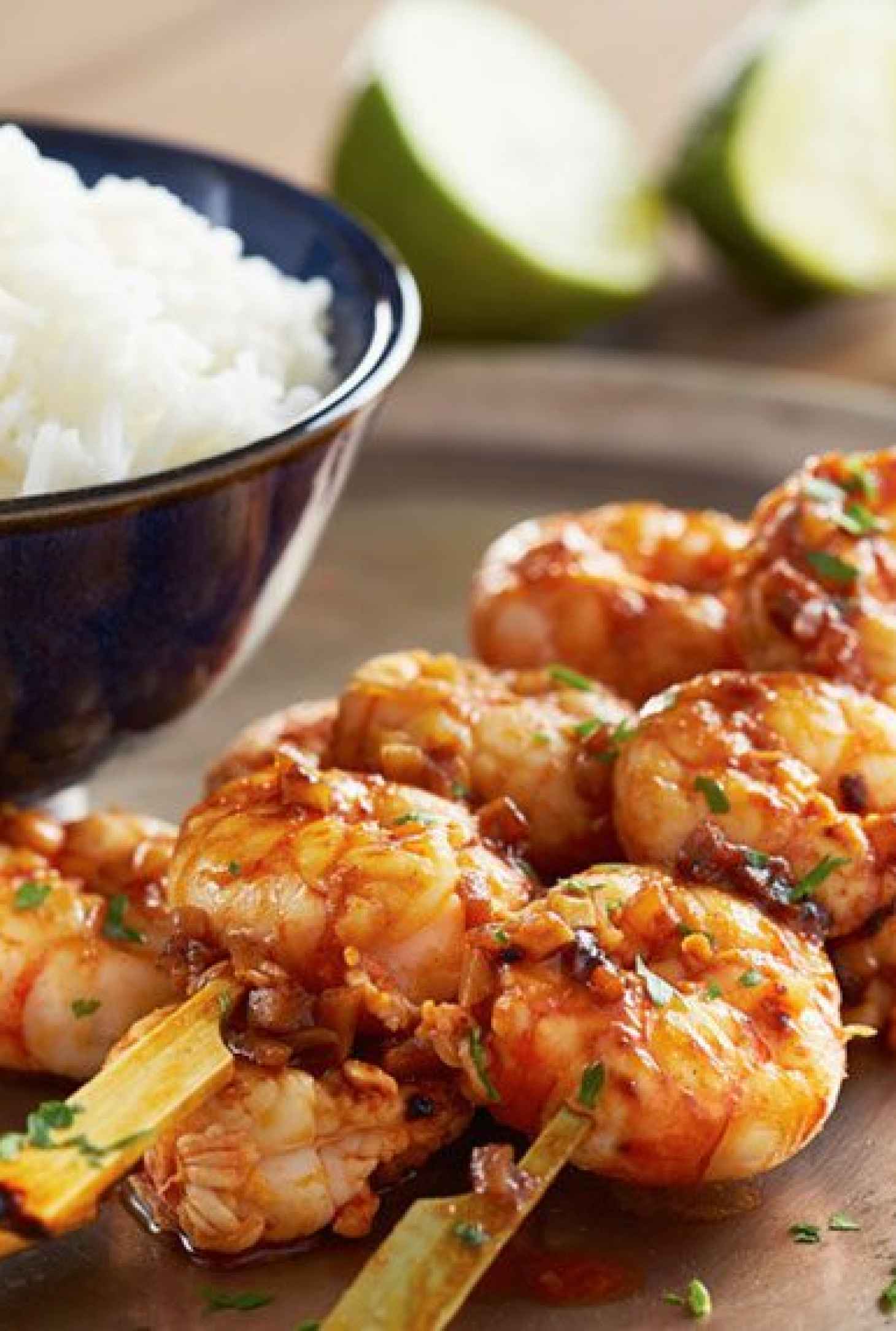 Marinated Tandoori Shrimp Skewers - #recipe by #eatwell101 - https://www.eatwell101.com/marinated-tandoori-shrimp-skewers-recipe