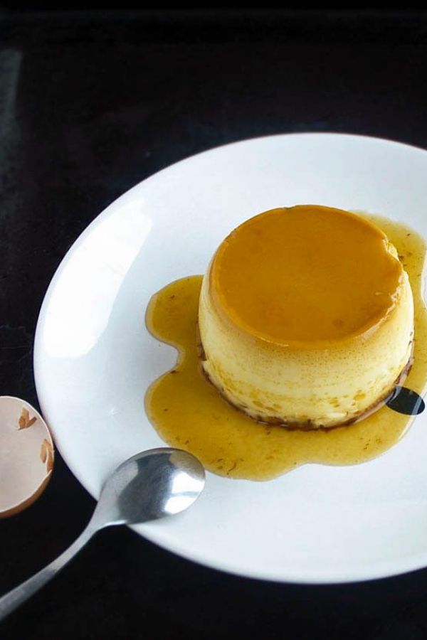 Vanilla Caramel Custard - #recipe by #eatwell101 - https://www.eatwell101.com/caramel-custard-recipe