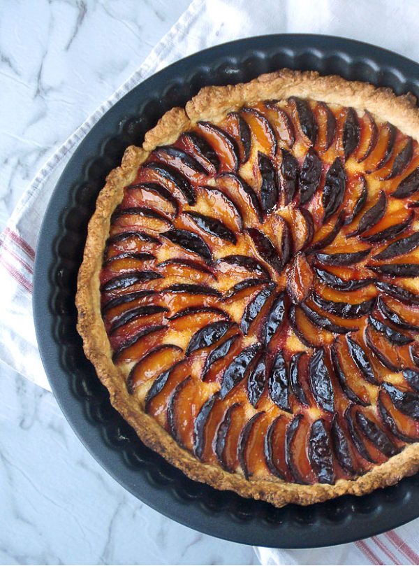 Crunchy Plum Tart Recipe