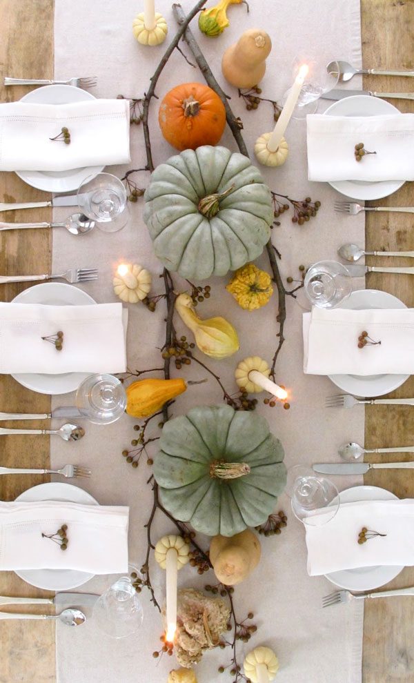 fall entertaining ideas with pumpkin