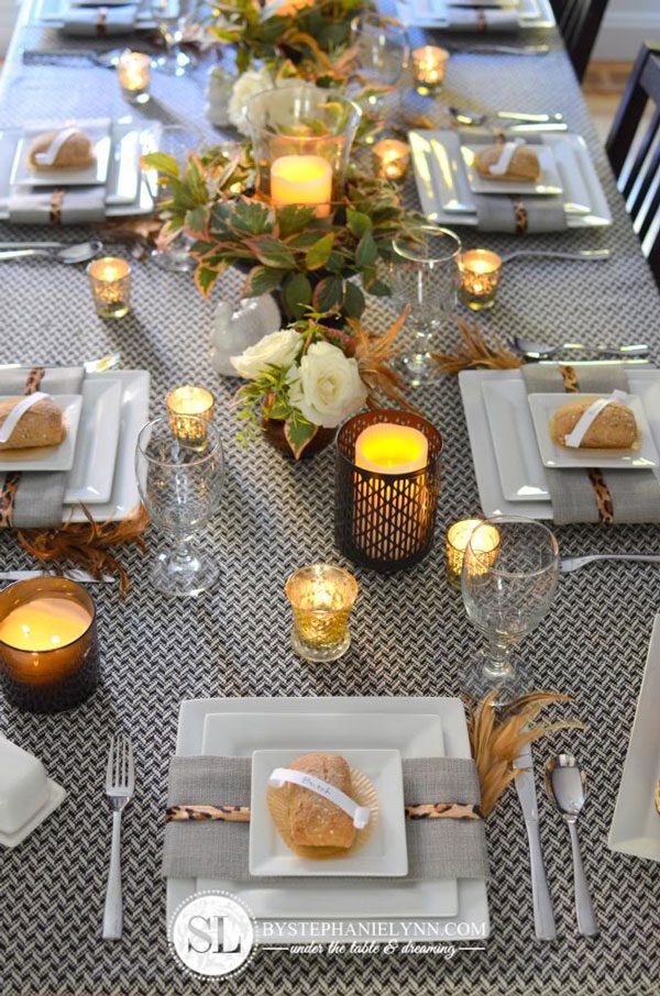 fall table decor ideas