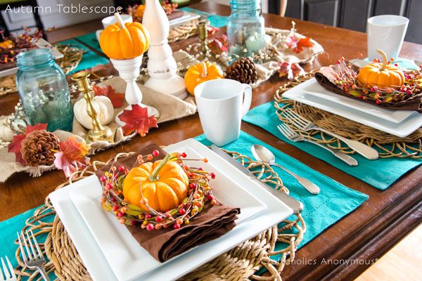 fall table decor