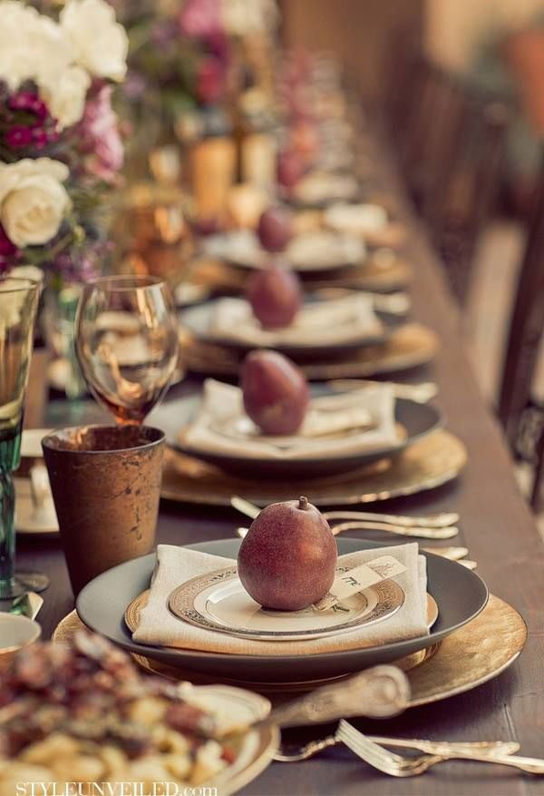 fall tables setting ideas