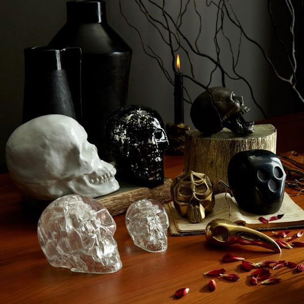 halloween skull decors