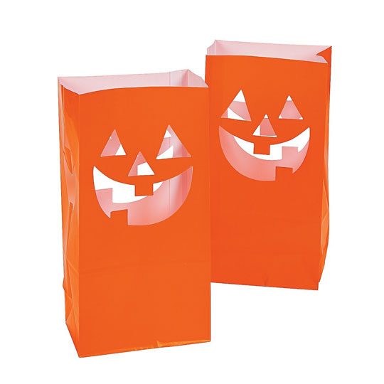 jack o lantern luminary