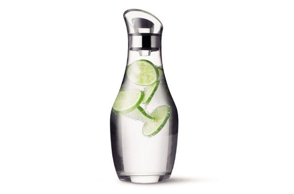 modern glass carafe