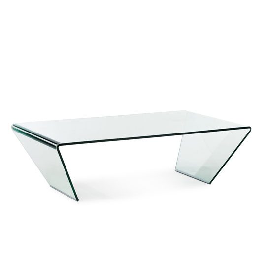 modern glass coffee table