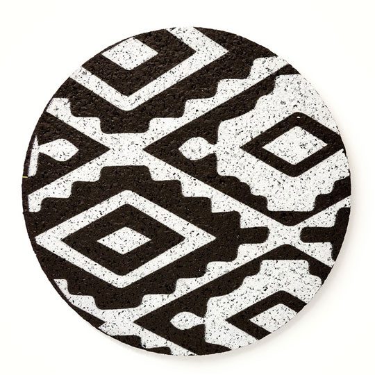 navajo design Rubber Coasters