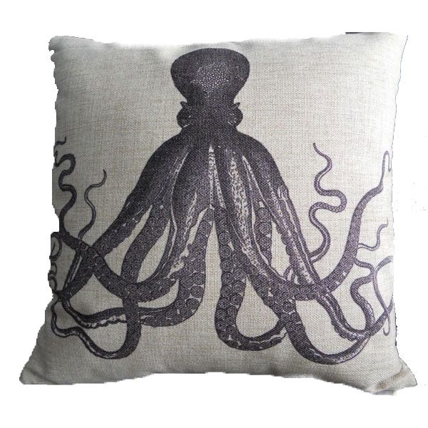 octopus halloween cushion