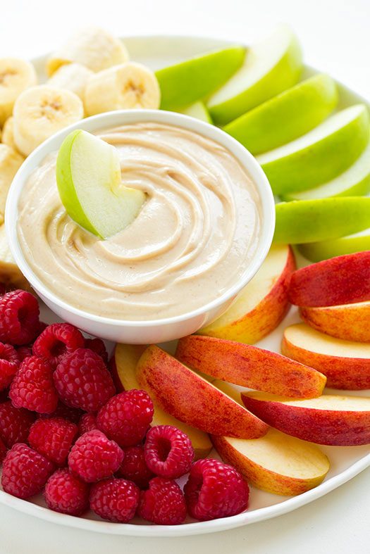 peanut butter fruit dip