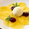 Fresh Mango Carpaccio with Ice Cream thumbnail