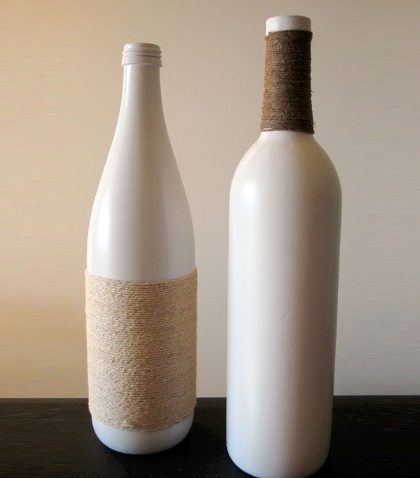 recycled Wine Bottles diy