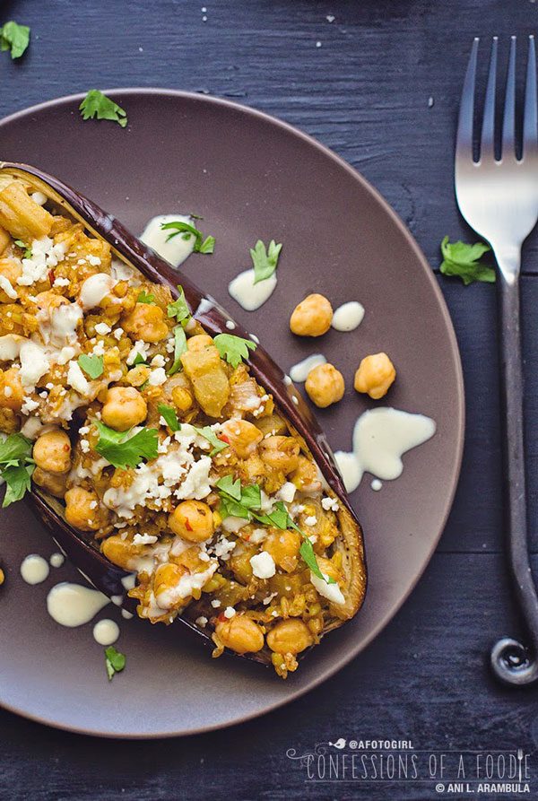 tahini sauce eggplants