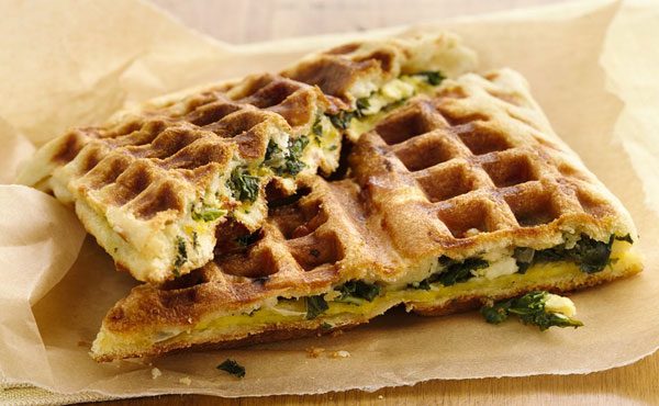 waffle iron kale recipe