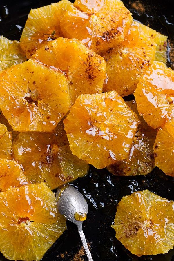 Caramelized Oranges Dessert - #recipe by #eatwell101 - https://www.eatwell101.com/caramelized-oranges-recipe