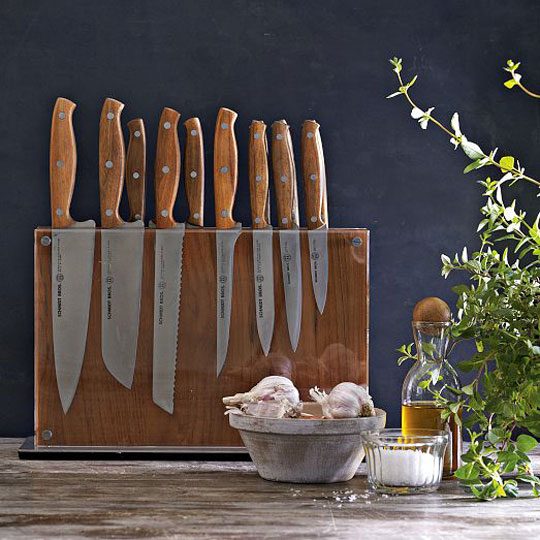 Wood Display Knife Block