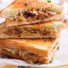 Grilled Cheese Sandwich with Candied Onion, Mushrooms and Apple thumbnail