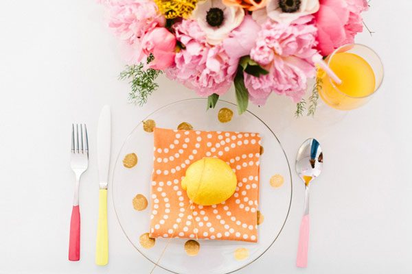 colorful table ideas