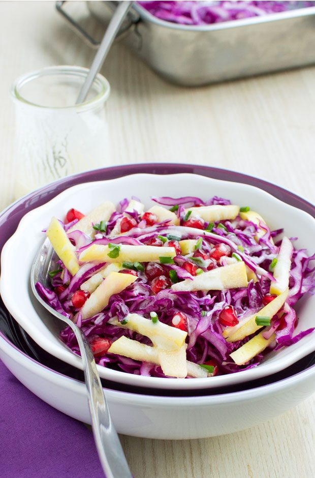 Clean Eating Red Cabbage Salad
