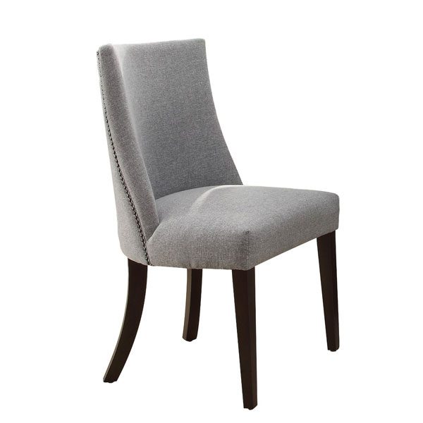 grey accent dining chair