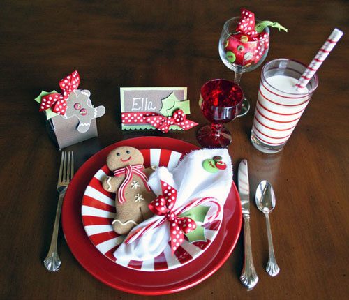 holiday table decor for kids