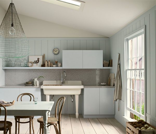 neutral cottage kitchen