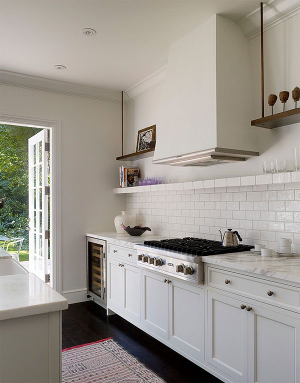 neutral palette for transitional kitchen