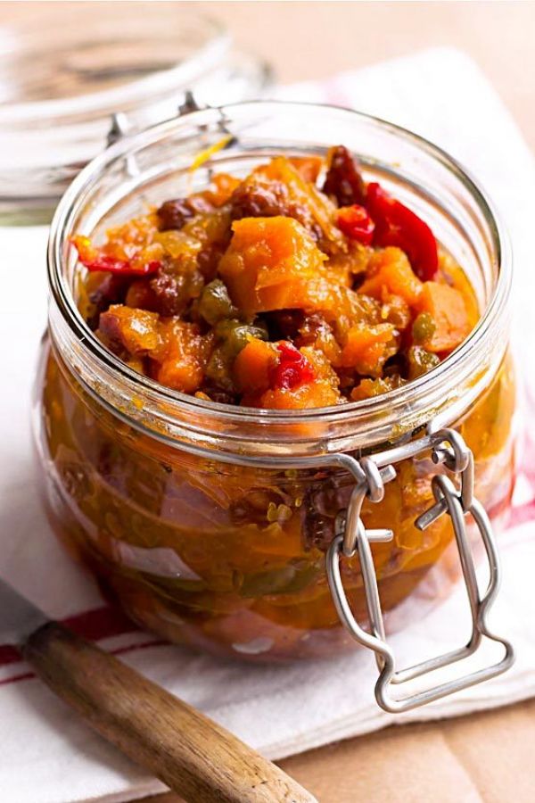 Pumpkin Chutney - #recipe by #eatwell101 - https://www.eatwell101.com/pumpkin-chutney-recipe