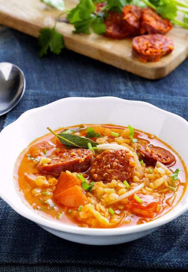 red lentil soup recipe