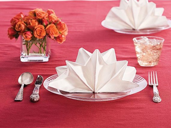 star napkin fold