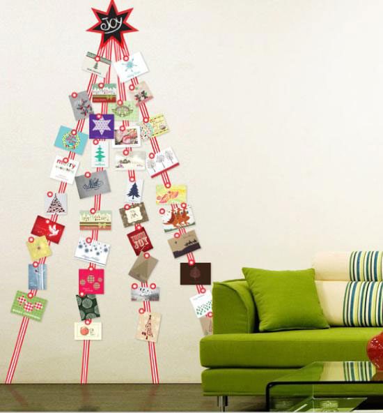 Christmas Card Display Wall Sticker