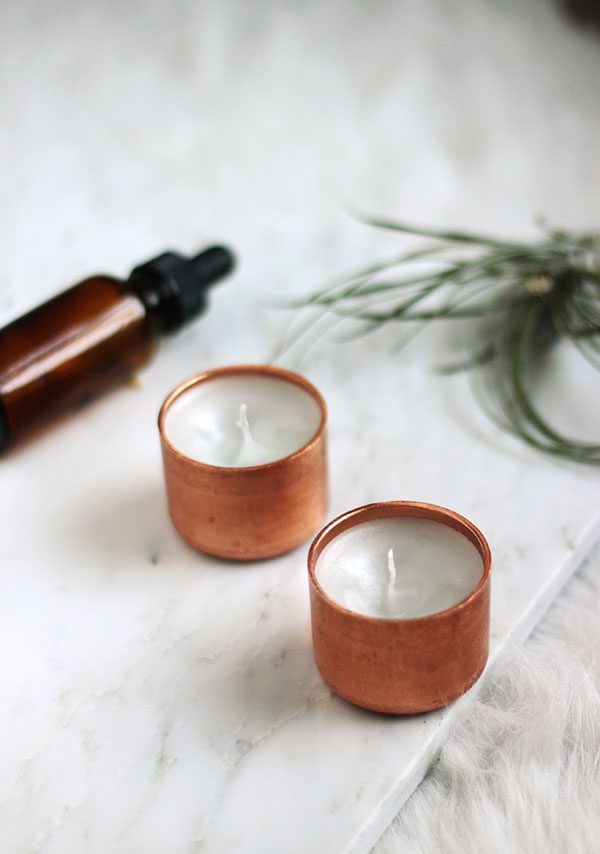 DIY Copper Candle