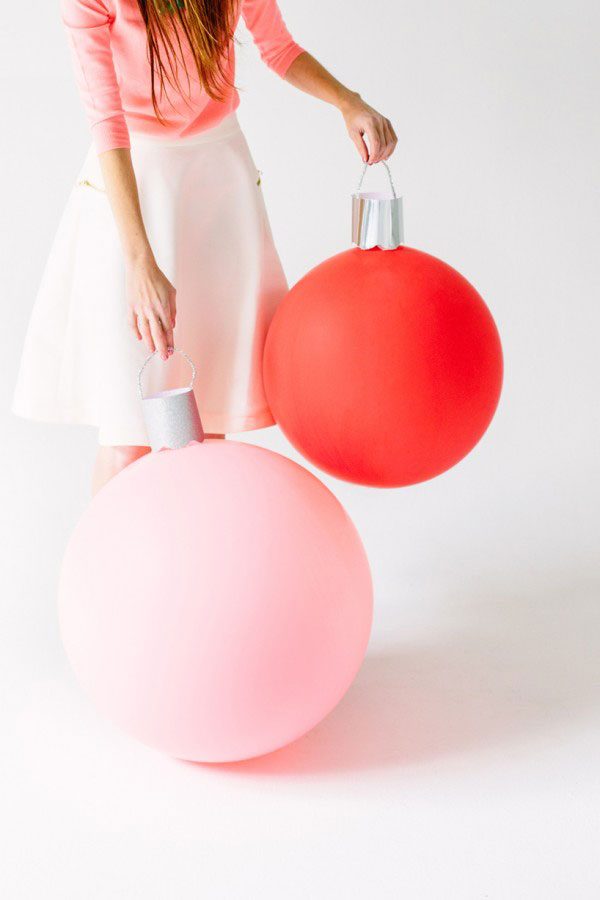 DIY Giant Ornament Balloons