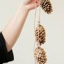 DIY Gold Leafed Pine Cones thumbnail