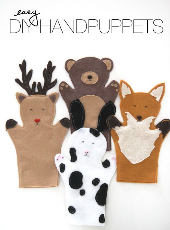 Easy DIY Hand Puppets