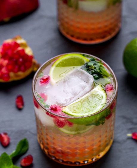 Pomegranate Mojito Cocktail recipe