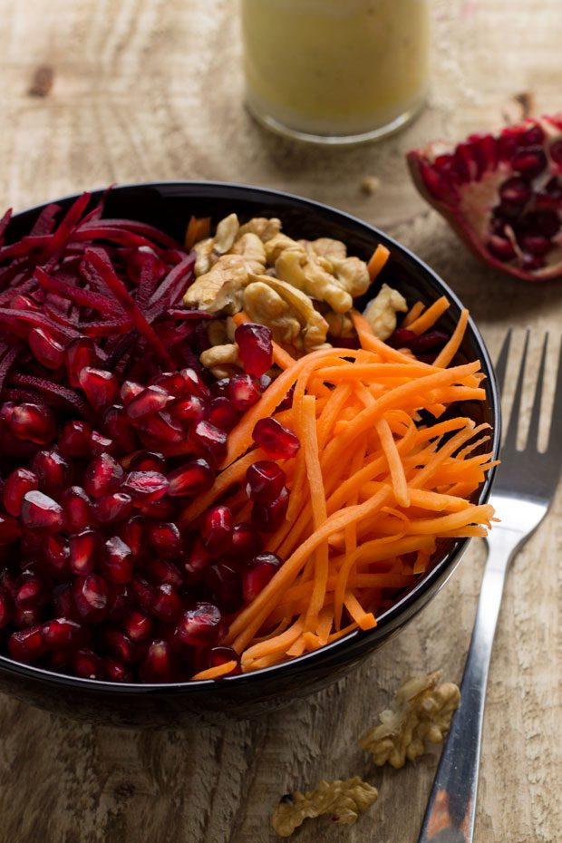 Raw Pomegranate Salad