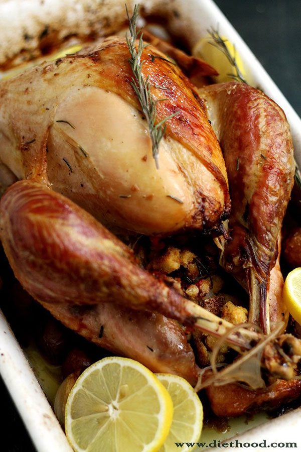 Rosemary Lemon Roast Turkey Diethood