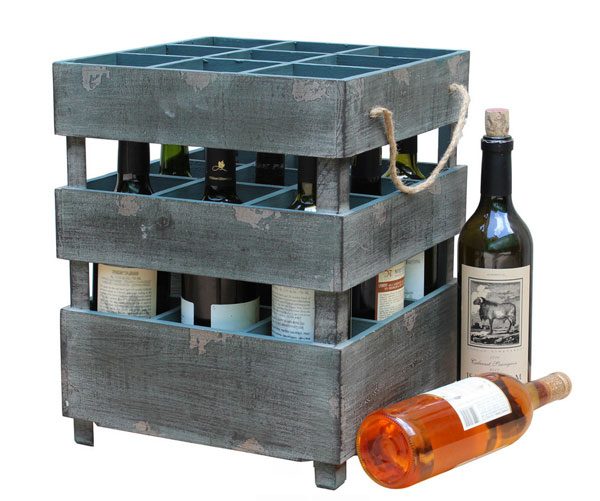 Stackable Wooden Wine Crates