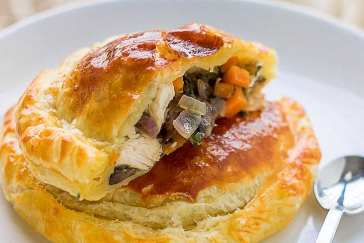 Carrot Mushroom Turkey Hand Pies
