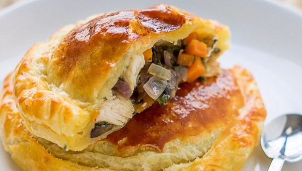 Carrot Mushroom Turkey Hand Pies - #recipe by #eatwell101 - https://www.eatwell101.com/turkey-hand-pies-recipe