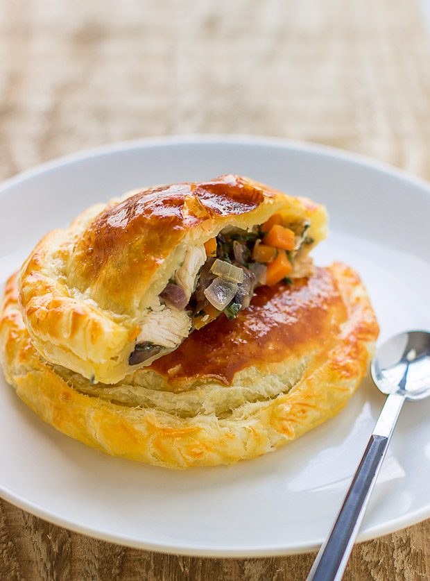 Carrot Mushroom Turkey Hand Pies