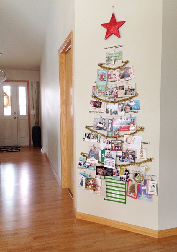 Washi Tape Holiday Card Tree