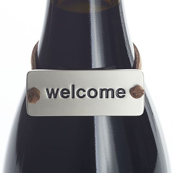Welcome Bottle Tag