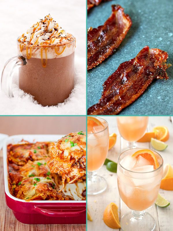 Caramel Hot Chocolate & Candied Maple Bacon