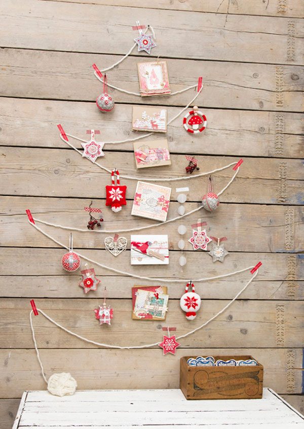 diy holiday tree card holder